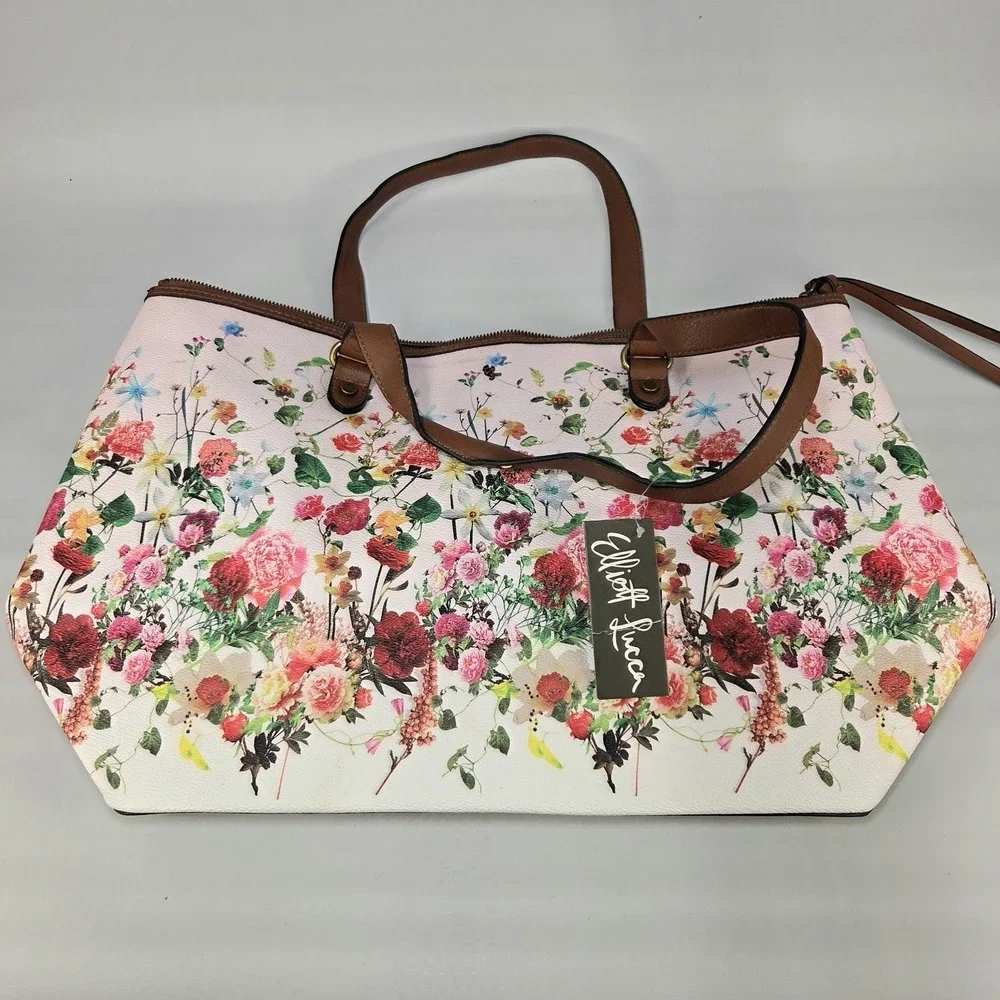 Elliott Lucca Laptop Bag Flowers Vinyl  FREE SHIPPING!!